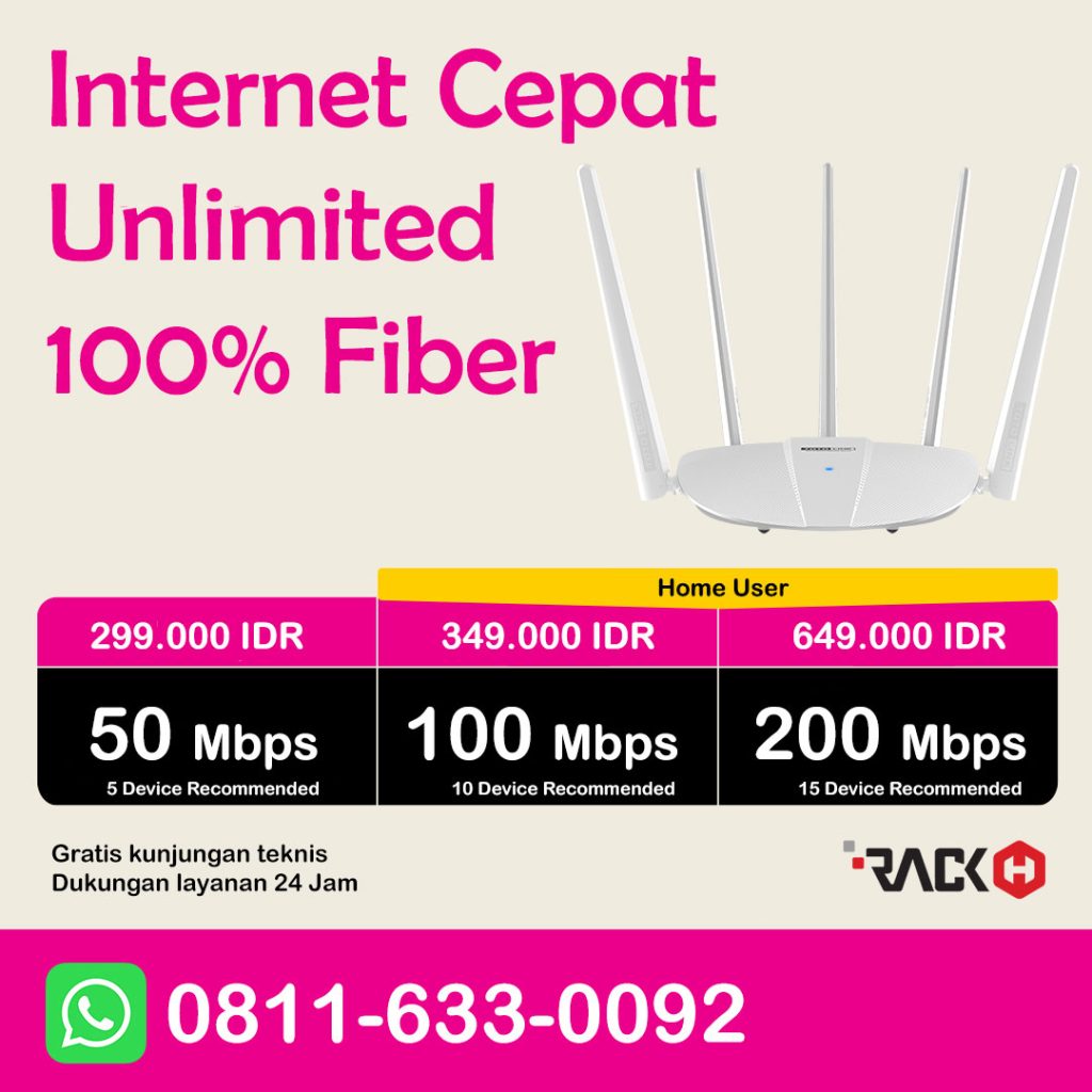 pasang internet di rumah